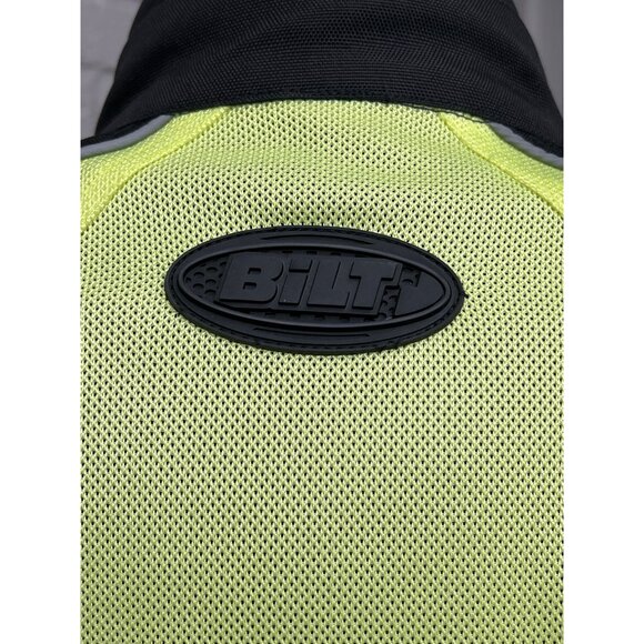 Bilt Women Black / Hi-Viz Yellow & Black Motorcycle Jacket Size M - Picture 11 of 16
